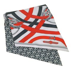 HERMES マキシツイリー ブルー系 マルチカラー シルク