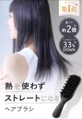 【サロン級の仕上がりのストレートヘアに！】　ケアストレートブラシ【中古】 ストレーニア ケアストレートブラシ｜エステサロン・美容院向け