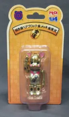 MEDICOM TOY BE@RBRICK 招き猫ベアブリック 金メッキ 金運弐 100% 100%のサムネイル