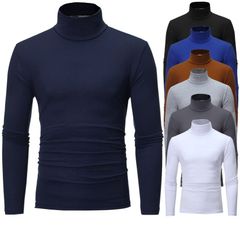 長袖 Tシャツ 未使用 モックネック ゴルフ メンズ ハイネックTシャツ カットソー ポロシャツ インナー 肌着 ゴルフウェア スポーツ ランニング 無地 春秋 父の日 敬老の日keniu05