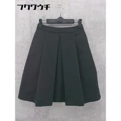 ◇ Noela ノエラ 膝丈 ボックスプリーツ スカート サイズS ブラック レディース 【中古】 【1002801387365】のサムネイル
