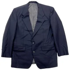 極美品✨クリスチャンディオール 高級スーツ上下 セットアップ 紺色 ウール Christian Dior L ネイビー スーツ Classic Suit Navy Blue Virgin