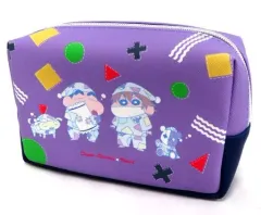 【中古】雑貨 おしゃれポーチ(紫) 「レトルト×クレヨンしんちゃん」