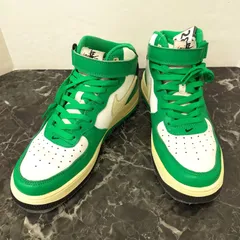 77. NIKE AIR FORCE 1 MID 07 LV8 DZ22554-100  28cm  グリーン スニーカー中古