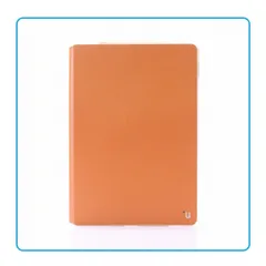 新品 iPad Pro 9.7inch 保護ケース キャメル 橙 薄型 軽量設計 上質PUレザー採用 一枚革構造で高級感を演出 大型ポケット搭載 マグネット固定式フラップ 動画視聴やタイピングに便利なスタンド機能付き iPadケース 画面保護 ガジェット 小物