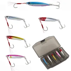 【10個セット】ルアー メタルジグ  ジグパラ 海釣り ケース付 ただ巻きスイム設計