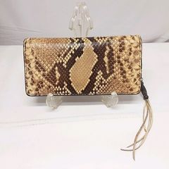 【新品未使用】DAYS ART 牛革×パイソンレザー 長財布 新品未使用】DAYS ART 牛革×パイソンレザー 長財布 - メルカリ