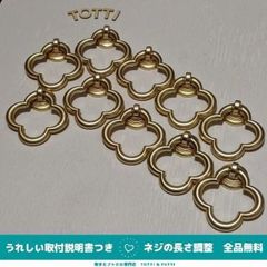 つまみ　取手　引き出し　10個　亜鉛合金　ゴールド　アンティーク　戸棚　キャビネット　03-06
