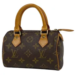 ルイ・ヴィトン Louis Vuitton ミニ スピーディ 2WAY ショルダーバッグ ハンドバッグ モノグラム ブラウン M41534 レディース 【中古】
