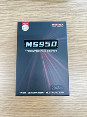 1.新品未開封パッケージ訳ありMonster Storage 2TB NVMe SSD PCIe Gen 4×4 最大読込: 7,000MB/s PS5確認済み M.2 Type 2280 内蔵 SSD 3D TLC MS950G75PCIe4HS-02TB