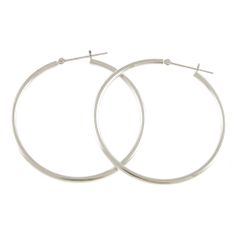 ピアス フープ パイプ K14ホワイトゴールド  新品