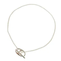 美品 エルメス シェーヌダンクル パンク 40 シルバー925 ネックレス 1869 HERMES