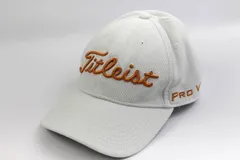 タイトリスト キャップ 帽子 ゴルフ スポーツウエア ブランド レディーズ メンズ M/Lサイズ グレー Titleist 【中古】のサムネイル