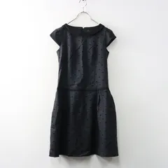 定価4.2万 トッカ TOCCA RUBAN ドレス ワンピース GW.0395504 0■チャコール ドレス セレモニー ひざ丈【2400014547078】のサムネイル