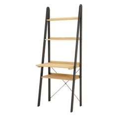 ハーマンミラー□DWR フォークラダーデスク 机 黒 棚 シェルフ