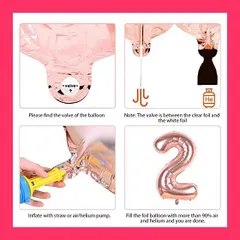 【スタッフおすすめ！】数字 バルーン ナンバー 2歳 40インチ 風船 バルーンスタンド スター バルーン バースデー 飾り付け 記念日 誕生日 結婚式 イベント お祝い 子供 装飾 パーティー デコレーション ゴールド ピンク ホワイト