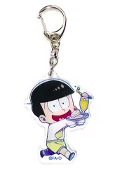 【中古】キーホルダー・マスコット(キャラクター) 十四松 「おそ松さん×animatecafe トレーディングアクリルキーホルダー」