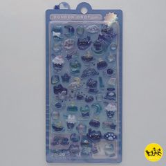 ボンボンドロップシール ステッカー BONBON DROP seal 【よるねこボンボン】 91126