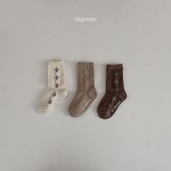 digreen natural flour socks set 3足セット 靴下
