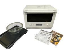 美品■  ZOJIRUSHI EVERINO オーブンレンジ ES-GW26 象印 家電製品 本体 ホワイト 26L エブリノ 調理家電 白 ボウル 角皿付き
