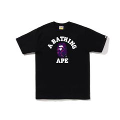 【A BATHING APE 】 2色選択可能  アベイシングエイプ 大人気 迷彩Ｔシャツ  男女兼用 カジュアル ストリート プリント 春夏 おしゃれ 半袖 黒白 ブラック ホワイト ZXC156