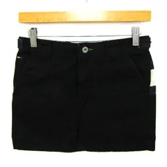 トミーガール ミニスカート ボトムス トリコロール レディース XSサイズ ブラック tommy girl 【中古】