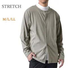 カーディガン 《03グレー》 新品 未使用 クルーネック メンズ ボタン 起毛 ストレッチ 伸縮 暖 インナー 羽織り ユニセックス【C3O】【ゆうパケット】 ファッション