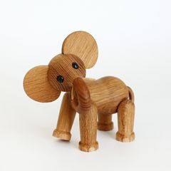 製造終了品】AREAWARE 木製のゾウ 外箱付き オブジェクト 知育玩具
