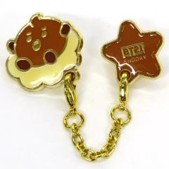 [Used] Badge/Pin: SHOOKY (Suga) Metal Pin Badge "BT21"