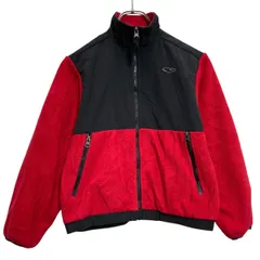 champion フリースジャケット キッズ S レッド ブラック チャンピオン 防寒 アウトドア キャンプ 古着卸 アメリカ仕入 a612-8445のサムネイル