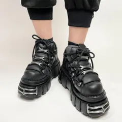 日本未発売　new rock ブーツ　24-24.5 希少カラー】new rock ブーツ 24〜24.5cm - メルカリ