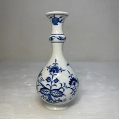 マイセン Meissen インドの華 ブルー 一輪挿し 花瓶 マイセン（Meissen） マイセンクリスタル 一輪挿し 23cm（ブルー