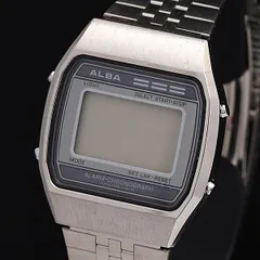 【超美品】ALBA デジタル 腕時計 アラーム・クロノグラフ SEIKO - ALBA デジタル腕時計 アラームクロノグラフ ビンテージ