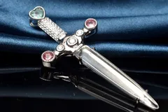 シルバー925 水晶＆ピンクグリーントルマリン 30x5(丸玉3-4x4)mm クロス ペンダントトップ 1個売り パワーストーン 天然石 _PRG2146