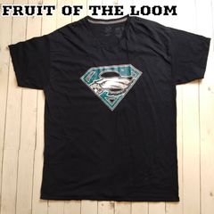 US古着 NFL Philadelphia Eagles/ フィラデルフィア・イーグルス ロゴプリントTシャツ FRUIT OF THE LOOM
