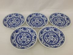 【美品】たち吉　和皿　22㎝　5枚セット