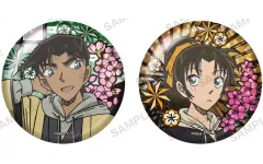 【中古】バッジ・ビンズ 服部平次＆遠山和葉 ホログラム缶バッジセット 「名探偵コナン」