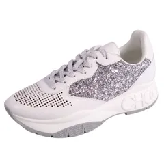 未使用 ジミーチュウ JIMMY CHOO スニーカー ローカット グリッター