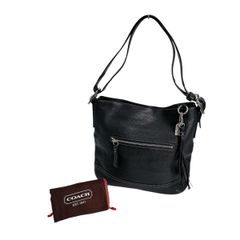コーチ K04S-1428 タッセル トートバッグ 斜めがけ ショルダーバッグ COACH ブラックのサムネイル