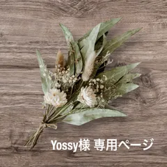 Yossy様専用ページ