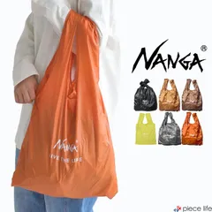 2025春夏新色追加 NANGA ナンガ POCKETABLE ECO BAG(LIVE THE LIFE) エコバッグ コンパクト パッカブル NA-3A205