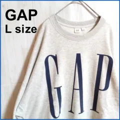 Gap  ギャップ  スウェットトレーナー L  レディース  ビッグロゴ  ライトグレー  古着