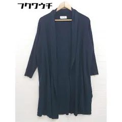◇ Simplicite シンプリシテェ 長袖 カーディガン ネイビー レディース  【中古】 【1111100000896】
