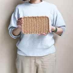 UTILE | ユティル ユティルナイール ざるレクト 1点・バスケット キッチン雑貨 水切り 盛り付け おそば 樹脂素材 プレート