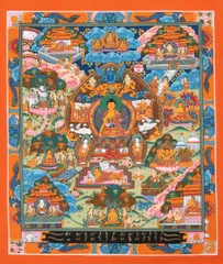 チベット密教 新品 》 タンカ マンダラ 手描き バジュラキロア y2 チベット密教 新品 》 タンカ マンダラ 手描き バジュラキロア y2