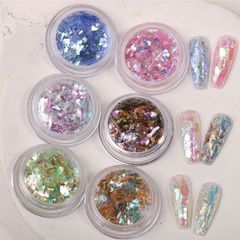 オーロラフレーク ジェルネイル ネイル レジン アクセサリー オーロラネイル ニュアンスネイル うるうるネイル