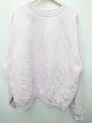 ◇ ⊇ BEAUTY&YOUTH ビューティ&ユース 裏起毛 ゆったり 長袖 トレーナー スウェット サイズXL パープル系 レディース P  【1409090032684】