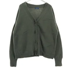 SHIPS シップス 長袖 カシミヤ混 カーディガン ブラウン レディース 古着