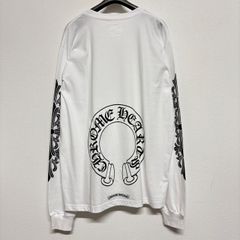CHROME HEARTS クロムハーツ Horse Shoe ホースシュー 長袖 Tシャツ カットソー トップス ロンT 白 ホワイト XLサイズ 新品未使用