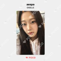 【aespa ジゼル】 COME TO MY ILLUSION PURPLE HOBO BAG SET 公式 トレカ ★Pocamarket公式★